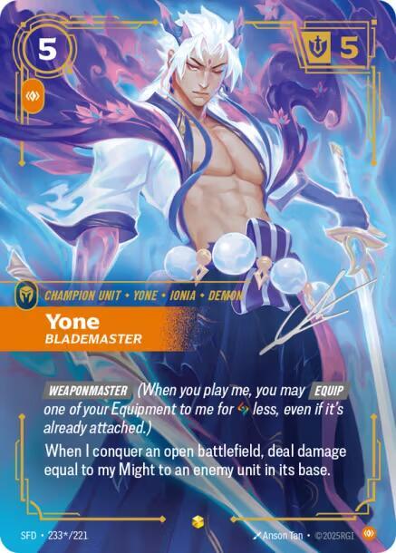 Yone Blademaster Signature