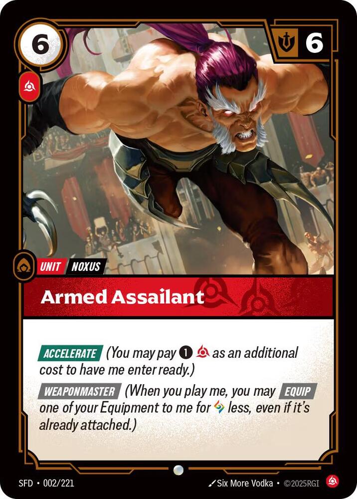 Armed Assailant Rainbow Foil