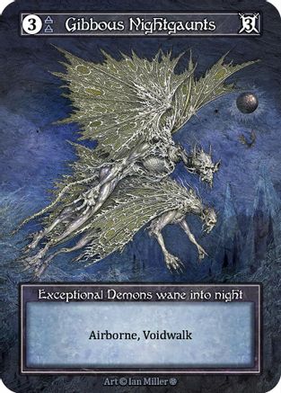 Gibbous Nightgaunts (Foil)  - Gothic Foil