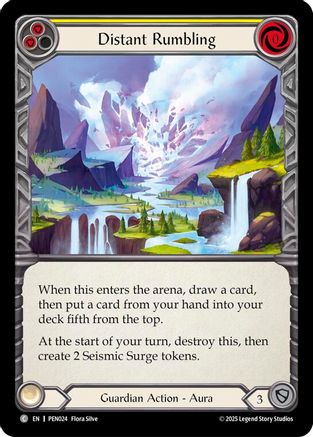 Distant Rumbling (Yellow) (PEN024)  Rainbow Foil