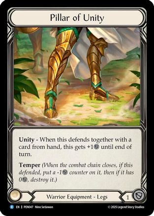 Pillar Of Unity (PEN047)  Cold Foil