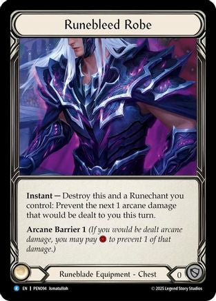 Runebleed Robe (PEN094)  Cold Foil