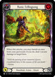 Runic Fellingsong (Red) (PEN100)  Rainbow Foil