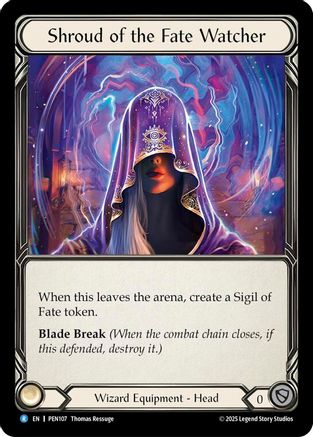 Shroud Of The Fate Watcher (PEN107)  Cold Foil