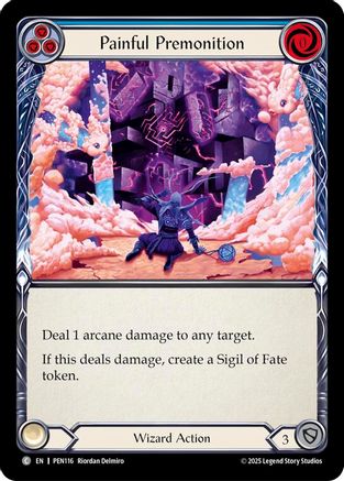 Painful Premonition (Blue) (PEN116)  Rainbow Foil