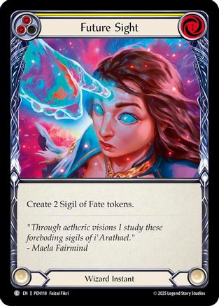 Future Sight (Yellow) (PEN118)  Rainbow Foil
