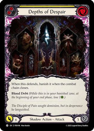 Depths Of Despair (Yellow) (PEN196)  Rainbow Foil