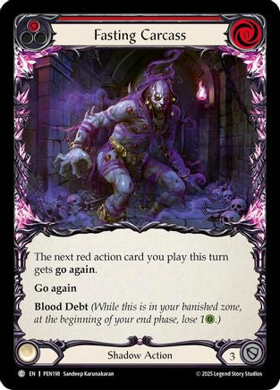 Fasting Carcass (Red) (PEN198)  Rainbow Foil