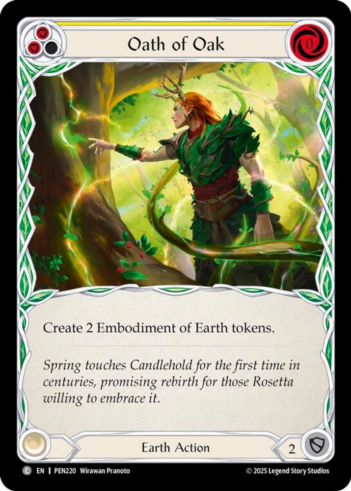 Oath Of Oak (Yellow) (PEN220)  Rainbow Foil