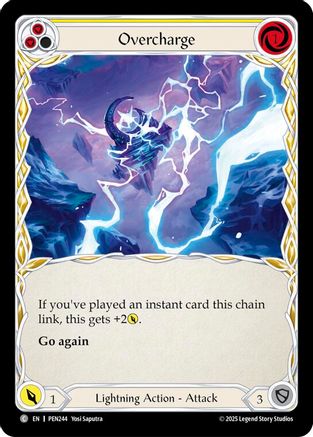 Overcharge (Yellow) (PEN244)  Rainbow Foil