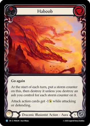 Haboob (Red) (PEN249)  Rainbow Foil
