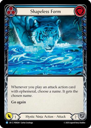 Shapeless Form (Blue) (PEN264)  Rainbow Foil