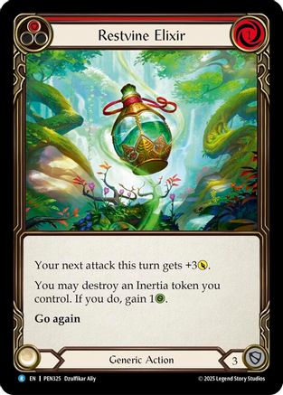 Restvine Elixir (Red) (PEN325)  Rainbow Foil