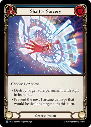 Shatter Sorcery (Blue) (PEN330)  Rainbow Foil