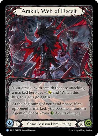 Arakni, Web of Deceit (Extended Art) (SAR001)