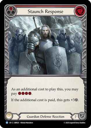 Staunch Response (SBR021)