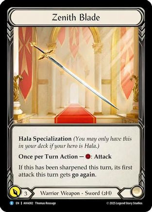 Zenith Blade (AHA002)  Rainbow Foil