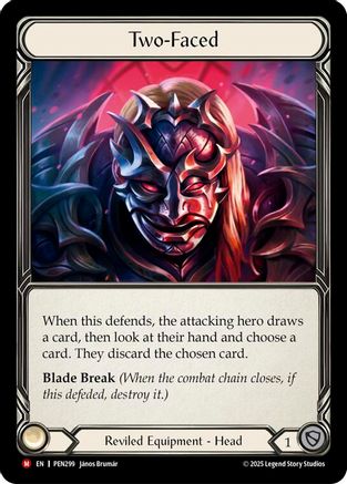 Two-Faced (PEN299)  Cold Foil