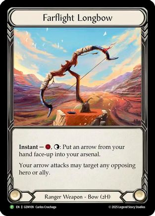Farflight Longbow (GEM109)  Cold Foil