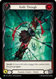 Knife Through (Red) (GEM113)  Rainbow Foil