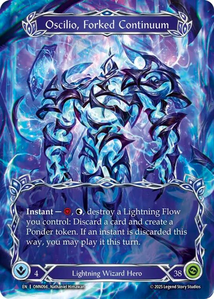 Oscilio, Forked Continuum (Marvel) (OMN094)  Cold Foil