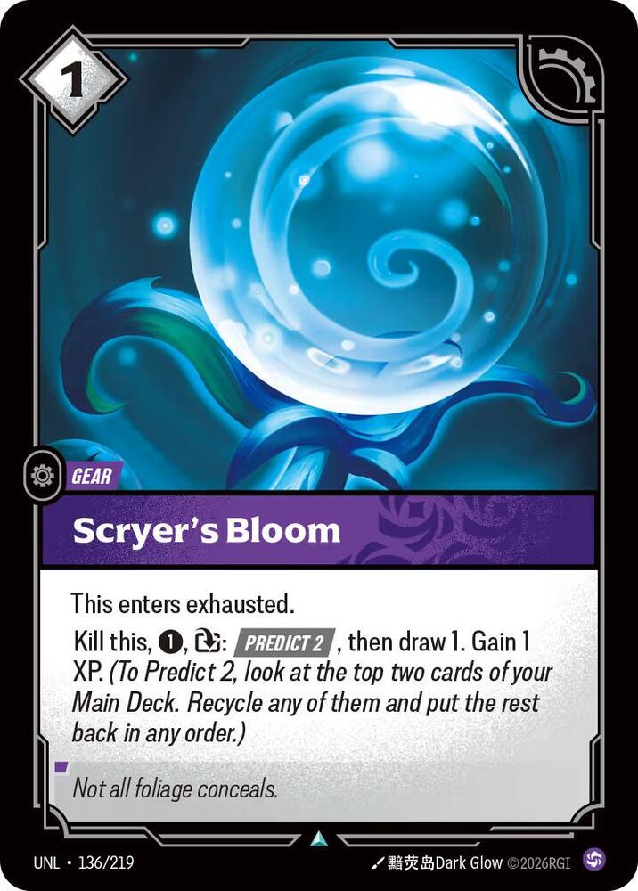 Scryers Bloom Rainbow Foil