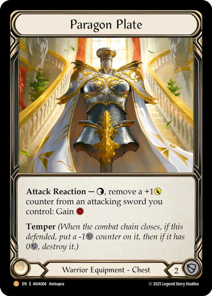 Paragon Plate (AHA004)  Rainbow Foil