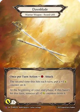 Dawnblade (Marvel) (MPW156)  Cold Foil