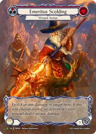 Emeritus Scolding (Red) (Marvel) - TNP007 (TNP007)  Rainbow Foil