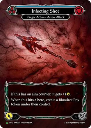 Infecting Shot (Blue) (Marvel) - TNP006 (TNP006)  Rainbow Foil