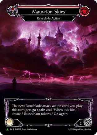 Mauvrion Skies (Red) (Marvel) - TNP025 (TNP025)  Rainbow Foil