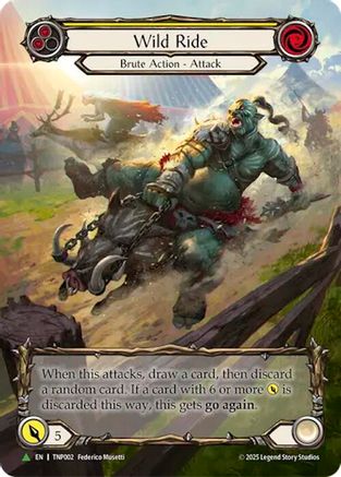 Wild Ride (Yellow) (Marvel) - TNP002 (TNP002)  Rainbow Foil