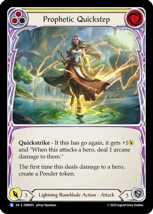 Prophetic Quickstep (OMN055)  Rainbow Foil
