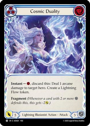 Cosmic Duality (Blue) (AZS021)  Rainbow Foil