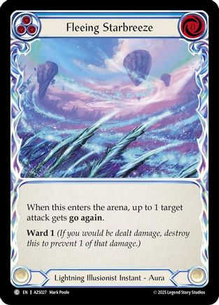 Fleeing Starbreeze (Blue) (AZS027)