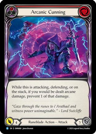 Arcanic Cunning (Red) (OMN088)