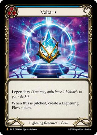 Voltaris (Blue) (OMN000)  Rainbow Foil