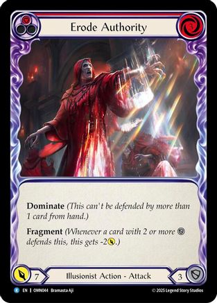 Erode Authority (Red) (OMN044)  Rainbow Foil