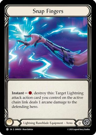 Snap Fingers (OMN050)  Cold Foil