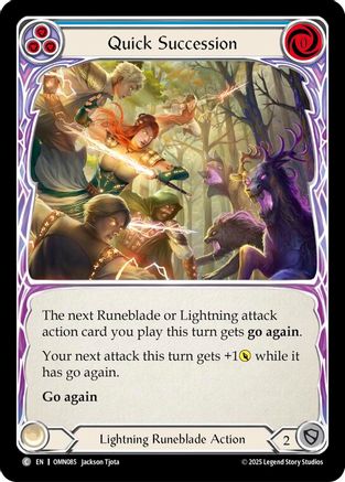 Quick Succession (Blue) (OMN085)