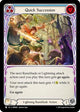 Quick Succession (Blue) (OMN085)  Rainbow Foil