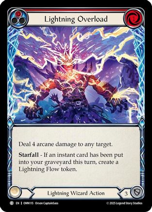 Lightning Overload (Red) (OMN115)