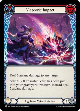 Meteoric Impact (Red) (OMN118)
