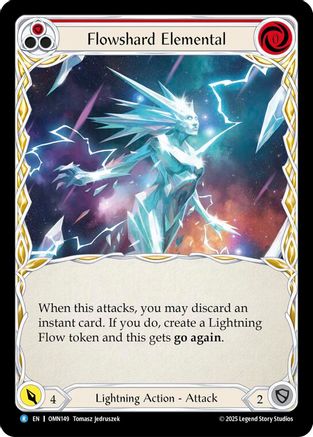 Flowshard Elemental (Red) (OMN149)