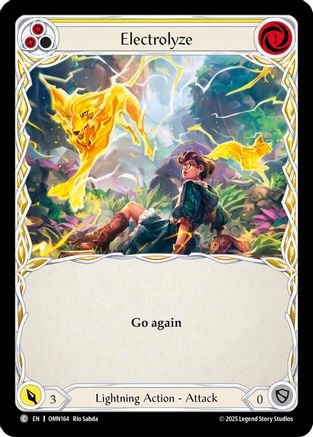Electrolyze (Yellow) (OMN164)  Rainbow Foil