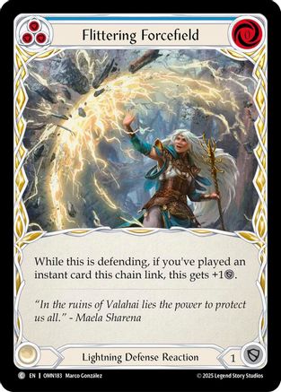 Flittering Forcefield (Blue) (OMN183)