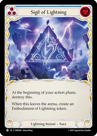 Sigil Of Lightning (Blue) (OMN200)