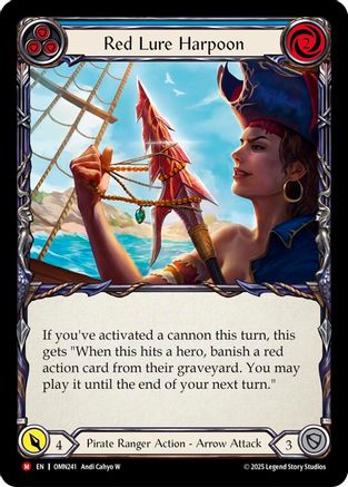 Red Lure Harpoon (Blue) (OMN241)