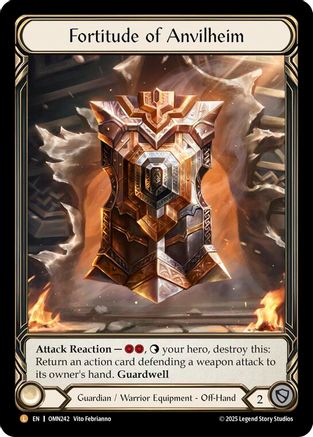 Fortitude Of Anvilheim (OMN242)  Rainbow Foil