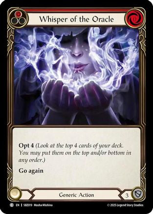 Whisper of the Oracle (Red) (SBZ019)